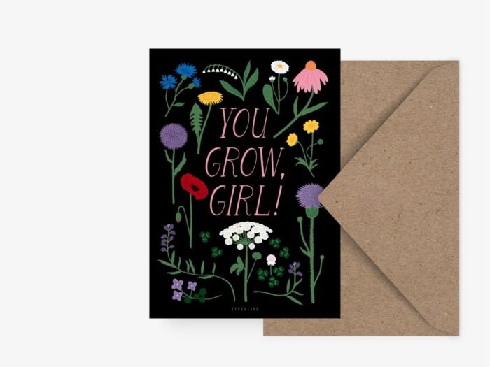 Eυχετήρια κάρτα You Grow, Girl! - Εικόνα 1